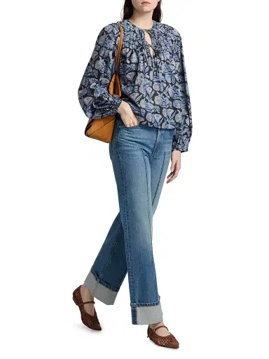 Ulla Johnson Women's Genevieve Whiskered Jeans - Danube - Size 32 | Thumbnail 2 Ulla Johnson Women's Genevieve Whiskered Jeans - Danube - Size 32 | Thumbnail 2