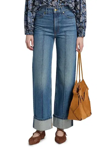 Ulla Johnson Women's Genevieve Whiskered Jeans - Danube - Size 32 | Thumbnail 3 Ulla Johnson Women's Genevieve Whiskered Jeans - Danube - Size 32 | Thumbnail 3
