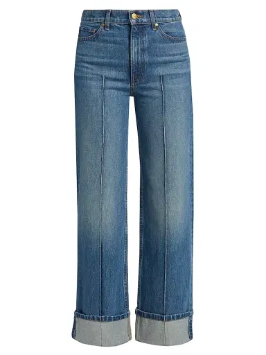 Ulla Johnson Women's Genevieve Whiskered Jeans - Danube - Size 32 | Thumbnail 1 Ulla Johnson Women's Genevieve Whiskered Jeans - Danube - Size 32 | Thumbnail 1