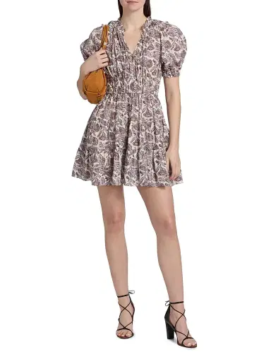 Ulla Johnson Women's Soffia Printed Minidress | Thumbnail 2 Ulla Johnson Women's Soffia Printed Minidress | Thumbnail 2