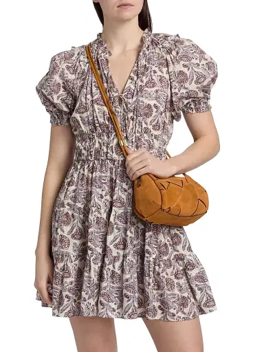 Ulla Johnson Women's Soffia Printed Minidress | Thumbnail 3 Ulla Johnson Women's Soffia Printed Minidress | Thumbnail 3