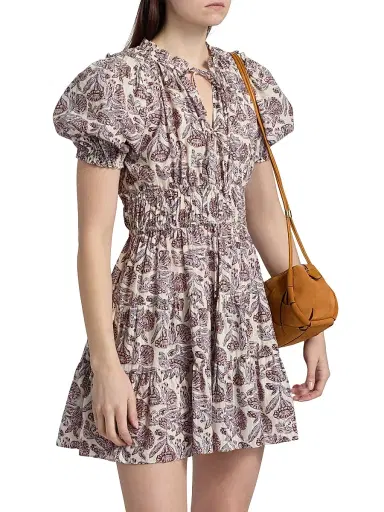 Ulla Johnson Women's Soffia Printed Minidress | Thumbnail 4 Ulla Johnson Women's Soffia Printed Minidress | Thumbnail 4