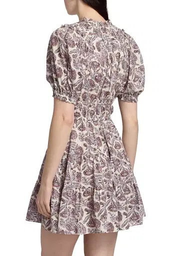 Ulla Johnson Women's Soffia Printed Minidress | Thumbnail 5 Ulla Johnson Women's Soffia Printed Minidress | Thumbnail 5