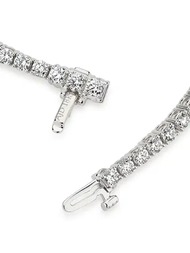Saks Fifth Avenue Diamonds Women's 18K White Gold & 4.48 TCW Diamond Tennis Bracelet - White Gold | Thumbnail 3 Saks Fifth Avenue Diamonds Women's 18K White Gold & 4.48 TCW Diamond Tennis Bracelet - White Gold | Thumbnail 3