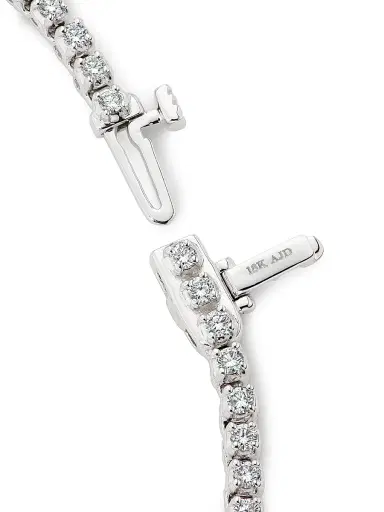 Saks Fifth Avenue Diamonds Women's 18K White Gold & 4.48 TCW Diamond Tennis Bracelet - White Gold | Thumbnail 5 Saks Fifth Avenue Diamonds Women's 18K White Gold & 4.48 TCW Diamond Tennis Bracelet - White Gold | Thumbnail 5
