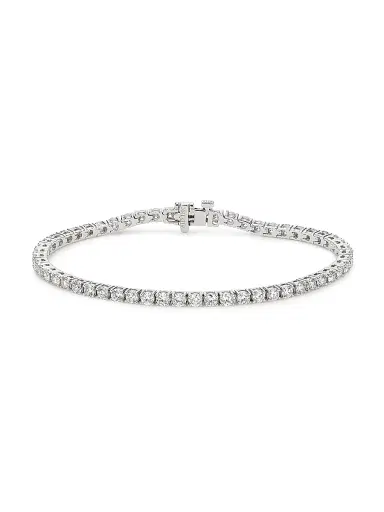 Saks Fifth Avenue Diamonds Women's 18K White Gold & 4.48 TCW Diamond Tennis Bracelet - White Gold | Thumbnail 1 Saks Fifth Avenue Diamonds Women's 18K White Gold & 4.48 TCW Diamond Tennis Bracelet - White Gold | Thumbnail 1