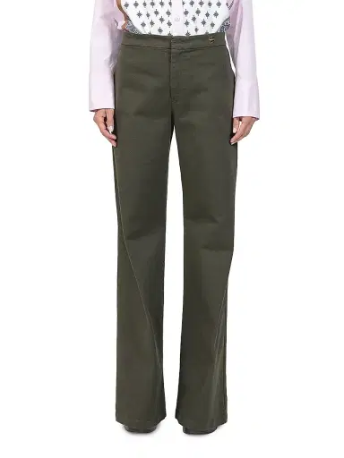 Callas Milano Women's Jane High Waist Flare Jeans Twill - Olive | Thumbnail 3 Callas Milano Women's Jane High Waist Flare Jeans Twill - Olive | Thumbnail 3