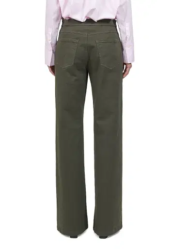 Callas Milano Women's Jane High Waist Flare Jeans Twill - Olive | Thumbnail 4 Callas Milano Women's Jane High Waist Flare Jeans Twill - Olive | Thumbnail 4