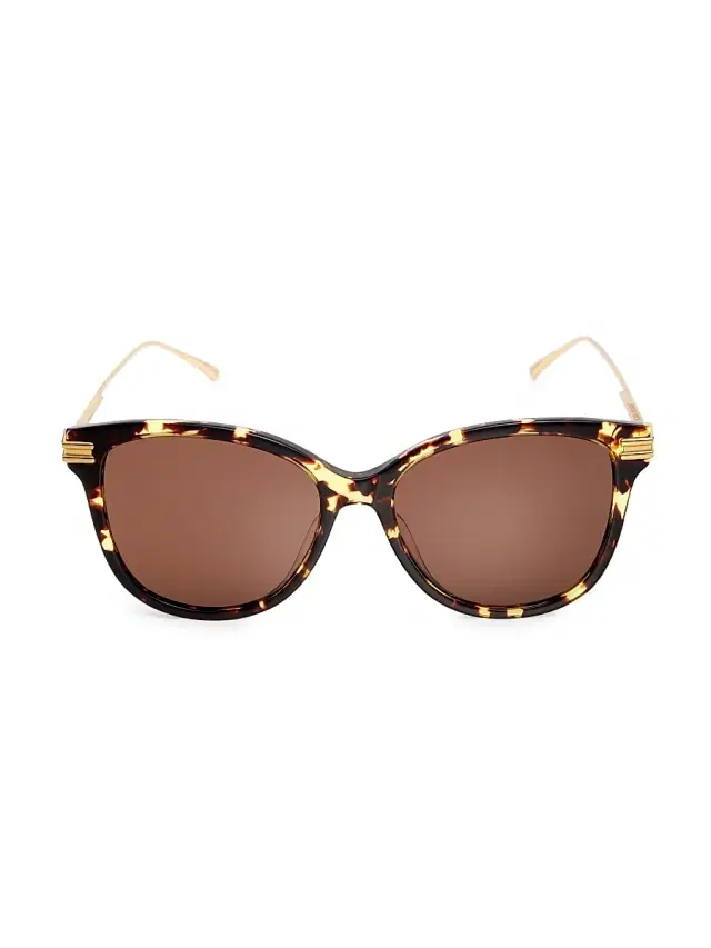 Women's 55MM Oval Sunglasses - Avana Women's 55MM Oval Sunglasses - Avana