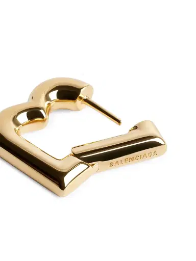 Balenciaga Women's Eisa B Earrings - Shiny Gold | Thumbnail 3 Balenciaga Women's Eisa B Earrings - Shiny Gold | Thumbnail 3