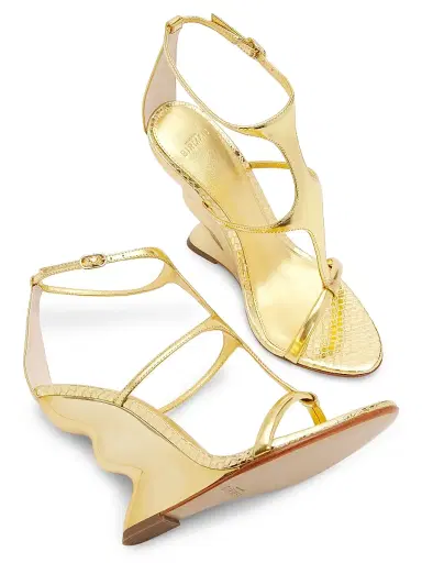 Alexandre Birman Women's Boonie 100MM Leather Wedge-Heel Sandals - Silver | Thumbnail 11 Alexandre Birman Women's Boonie 100MM Leather Wedge-Heel Sandals - Silver | Thumbnail 11