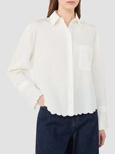 Weekend Max Mara Women's Breast Pocket Cotton Shirt | Thumbnail 5 Weekend Max Mara Women's Breast Pocket Cotton Shirt | Thumbnail 5