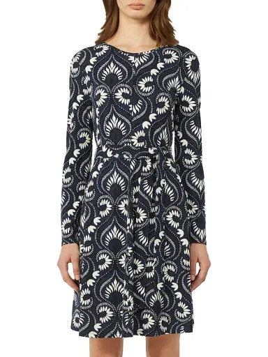 Weekend Max Mara Women's Printed Jersey Dress - Navy | Thumbnail 3 Weekend Max Mara Women's Printed Jersey Dress - Navy | Thumbnail 3