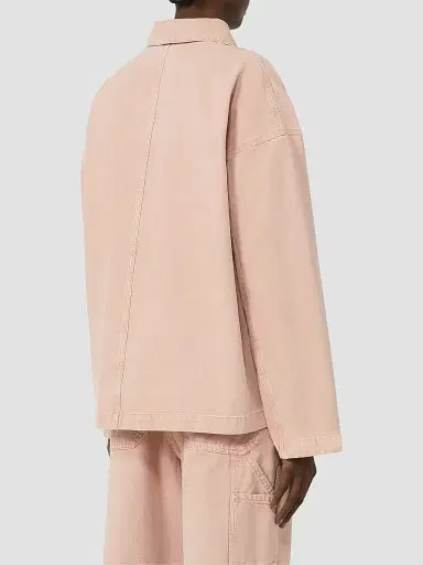 Weekend Max Mara Women's Cotton Canvas Workwear Jacket - Pink | Thumbnail 5 Weekend Max Mara Women's Cotton Canvas Workwear Jacket - Pink | Thumbnail 5