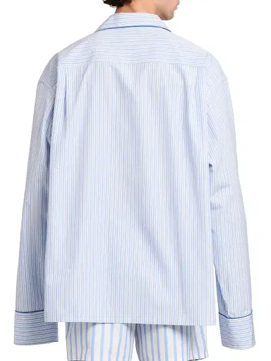 Dolce & Gabbana Men's Striped Cotton-Silk Pajama Shirt - Rigato | Thumbnail 5 Dolce & Gabbana Men's Striped Cotton-Silk Pajama Shirt - Rigato | Thumbnail 5