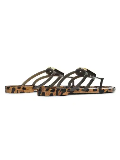 Dolce & Gabbana Women's DG Jelly Printed Sandals - Leo - Size 12 | Thumbnail 3 Dolce & Gabbana Women's DG Jelly Printed Sandals - Leo - Size 12 | Thumbnail 3