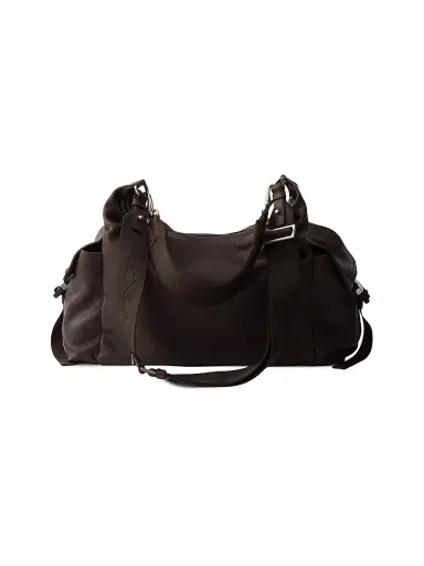 Prada Men's Explore Leather Shoulder Bag - Brown | Thumbnail 3 Prada Men's Explore Leather Shoulder Bag - Brown | Thumbnail 3