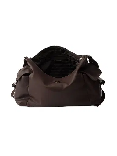 Prada Men's Explore Leather Shoulder Bag - Brown | Thumbnail 4 Prada Men's Explore Leather Shoulder Bag - Brown | Thumbnail 4
