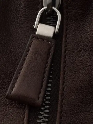 Prada Men's Explore Leather Shoulder Bag - Brown | Thumbnail 6 Prada Men's Explore Leather Shoulder Bag - Brown | Thumbnail 6