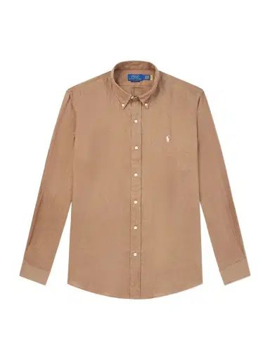 Polo Ralph Lauren Button-Down Collar Logo-Embroidered Linen Shirt - Men | Thumbnail 1 Polo Ralph Lauren Button-Down Collar Logo-Embroidered Linen Shirt - Men | Thumbnail 1