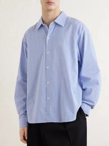 mfpen Generous Striped Cotton Shirt - Men | Thumbnail 3 mfpen Generous Striped Cotton Shirt - Men | Thumbnail 3