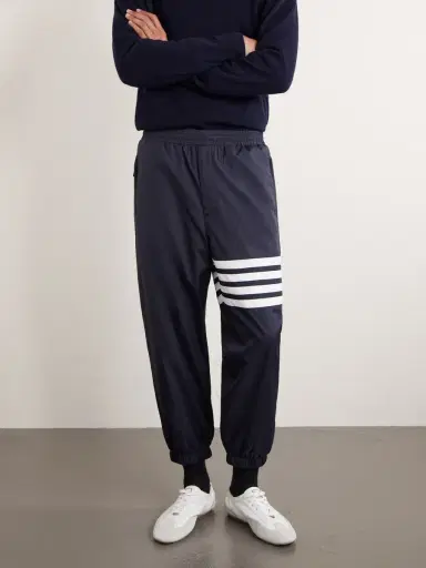 Thom Browne Tapered Striped Ripstop Sweatpants - Men | Thumbnail 3 Thom Browne Tapered Striped Ripstop Sweatpants - Men | Thumbnail 3