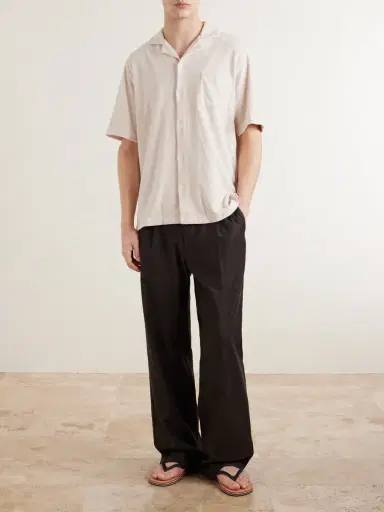 FEDELI Camp-Collar Cotton-Terry Shirt - Men | Thumbnail 2 FEDELI Camp-Collar Cotton-Terry Shirt - Men | Thumbnail 2