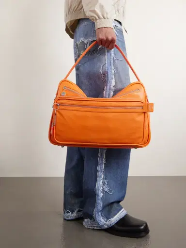 Acne Studios Camero Embellished Textured-Leather Shoulder Bag - Men | Thumbnail 3 Acne Studios Camero Embellished Textured-Leather Shoulder Bag - Men | Thumbnail 3