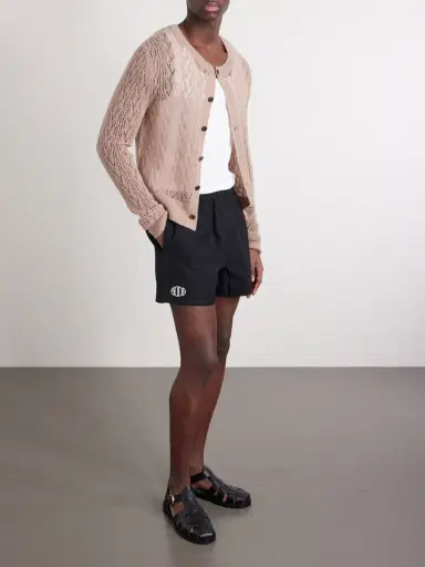 BODE Field Straight-Leg Logo-Embroidered Cotton-Twill Shorts - Men | Thumbnail 2 BODE Field Straight-Leg Logo-Embroidered Cotton-Twill Shorts - Men | Thumbnail 2
