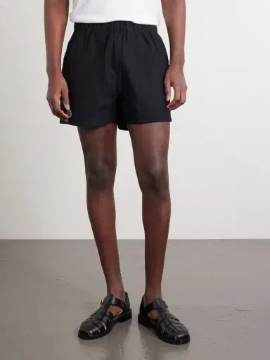 BODE Field Straight-Leg Logo-Embroidered Cotton-Twill Shorts - Men | Thumbnail 3 BODE Field Straight-Leg Logo-Embroidered Cotton-Twill Shorts - Men | Thumbnail 3