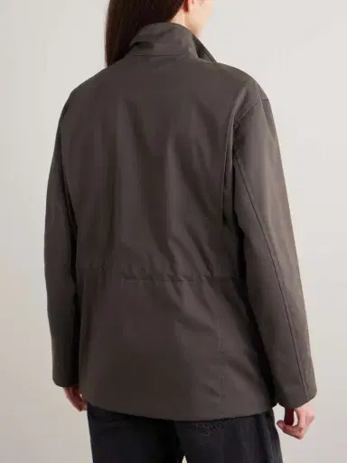 The Row Floriane Stretch Cotton And Cashmere-blend Field Jacket | Thumbnail 3 The Row Floriane Stretch Cotton And Cashmere-blend Field Jacket | Thumbnail 3