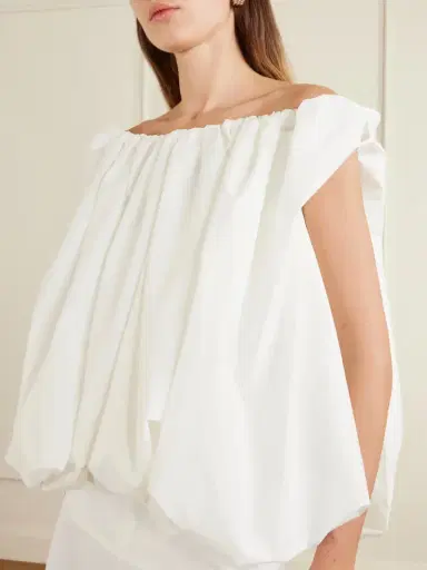 Jacquemus The Lavande Stretch Cotton-blend Voile Blouse | Thumbnail 4 Jacquemus The Lavande Stretch Cotton-blend Voile Blouse | Thumbnail 4