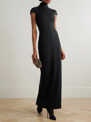 Solace London Lang Stretch-crepe Gown | Thumbnail 2 Solace London Lang Stretch-crepe Gown | Thumbnail 2