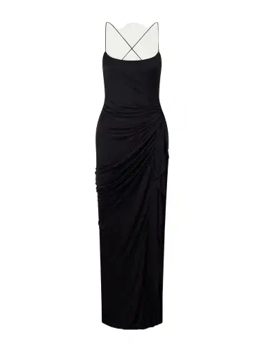 Versace Draped Jersey Gown | Thumbnail 1 Versace Draped Jersey Gown | Thumbnail 1