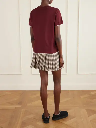 Moncler Logo-appliquéd Cotton-jersey T-shirt | Thumbnail 4 Moncler Logo-appliquéd Cotton-jersey T-shirt | Thumbnail 4