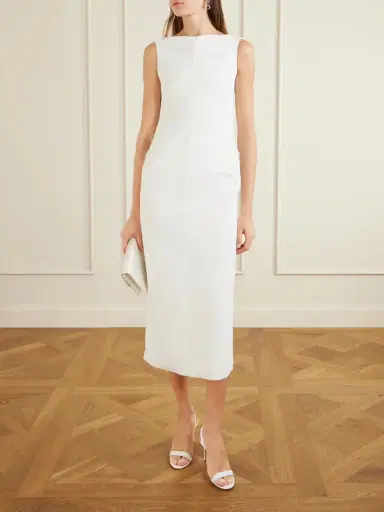 Maticevski Fervor Woven Midi Dress | Thumbnail 2 Maticevski Fervor Woven Midi Dress | Thumbnail 2