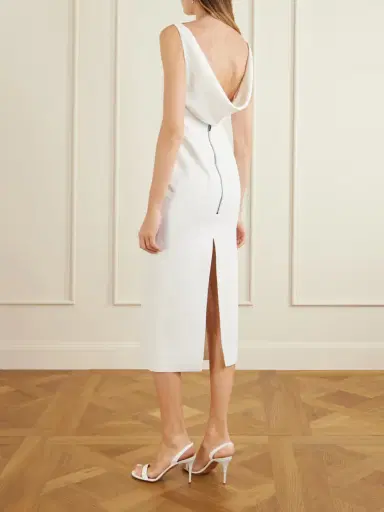 Maticevski Fervor Woven Midi Dress | Thumbnail 3 Maticevski Fervor Woven Midi Dress | Thumbnail 3