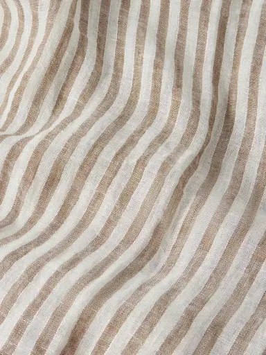 Brunello Cucinelli Fringed Striped Linen-blend Scarf | Thumbnail 3 Brunello Cucinelli Fringed Striped Linen-blend Scarf | Thumbnail 3