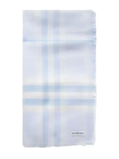 Burberry Frayed Checked Wool Scarf | Thumbnail 1 Burberry Frayed Checked Wool Scarf | Thumbnail 1
