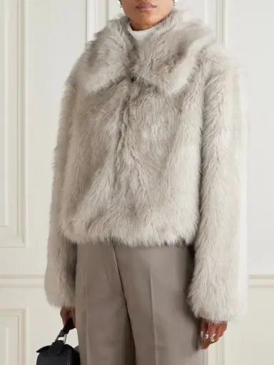 The Frankie Shop Hope Plush Jacket | Thumbnail 3 The Frankie Shop Hope Plush Jacket | Thumbnail 3