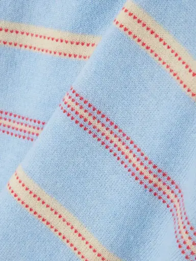 Guest In Residence Collegiate Striped Cashmere Polo Sweater | Thumbnail 5 Guest In Residence Collegiate Striped Cashmere Polo Sweater | Thumbnail 5