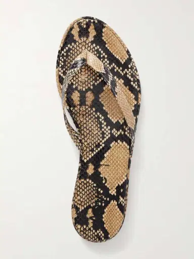aeyde Melody Snake-effect Leather Flip Flops | Thumbnail 6 aeyde Melody Snake-effect Leather Flip Flops | Thumbnail 6