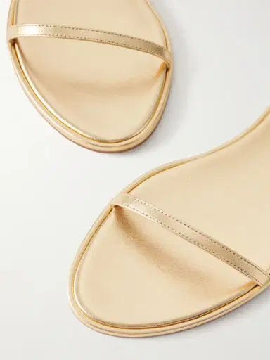 aeyde Nettie Metallic Leather Sandals | Thumbnail 5 aeyde Nettie Metallic Leather Sandals | Thumbnail 5