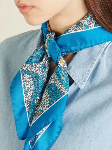 Etro Turandot Silk-twill Scarf | Thumbnail 3 Etro Turandot Silk-twill Scarf | Thumbnail 3