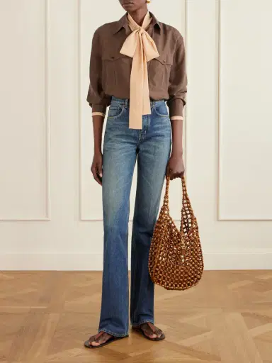 Saint Laurent Silk Habotai Shirt | Thumbnail 2 Saint Laurent Silk Habotai Shirt | Thumbnail 2