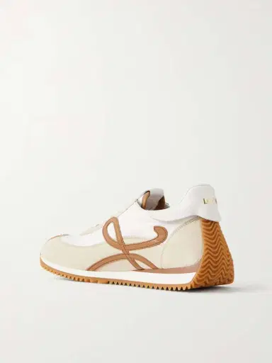 Loewe Flow Runner 2.0 Leather-trimmed Shell And Suede Sneakers | Thumbnail 3 Loewe Flow Runner 2.0 Leather-trimmed Shell And Suede Sneakers | Thumbnail 3