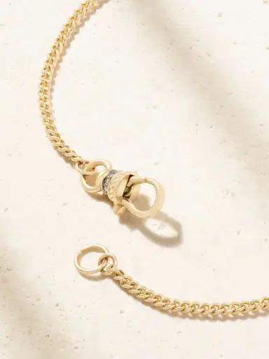 Lucy Delius Baby Pocket Watch 14-karat Gold Diamond Necklace | Thumbnail 4 Lucy Delius Baby Pocket Watch 14-karat Gold Diamond Necklace | Thumbnail 4