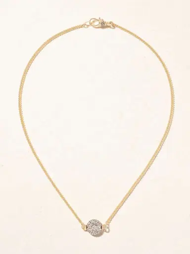 Lucy Delius Baby Pocket Watch 14-karat Gold Diamond Necklace | Thumbnail 5 Lucy Delius Baby Pocket Watch 14-karat Gold Diamond Necklace | Thumbnail 5