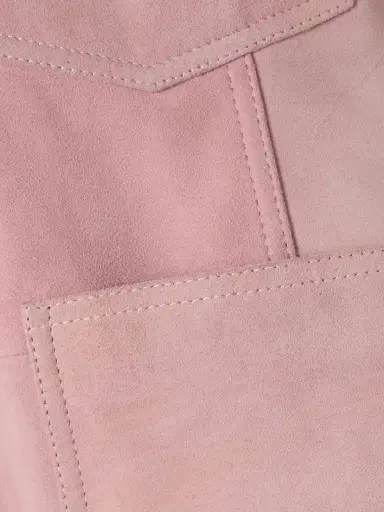 Nour Hammour Seleste Paneled Distressed Suede Jacket | Thumbnail 4 Nour Hammour Seleste Paneled Distressed Suede Jacket | Thumbnail 4