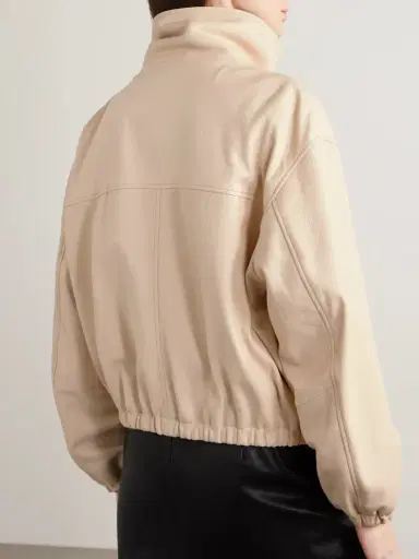 Nour Hammour Pia Textured-leather Jacket | Thumbnail 3 Nour Hammour Pia Textured-leather Jacket | Thumbnail 3